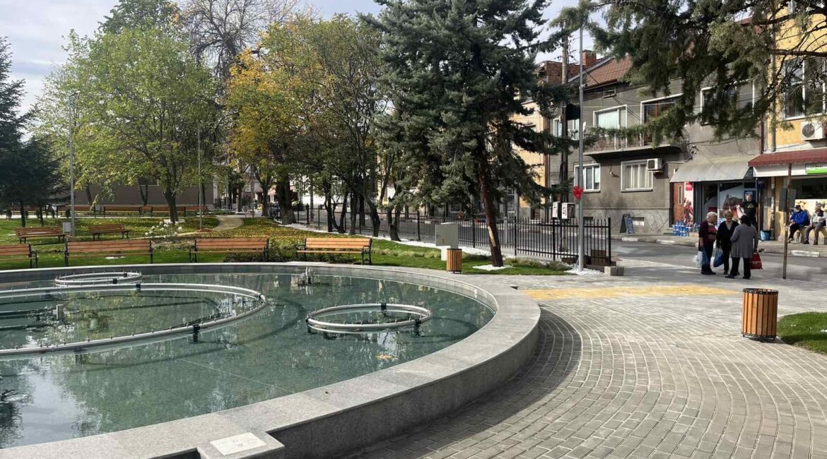Fântână muzicală dansantă – s. Parvenets